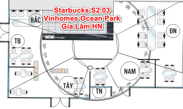 Mặt bằng Starbucks S203 VHOP